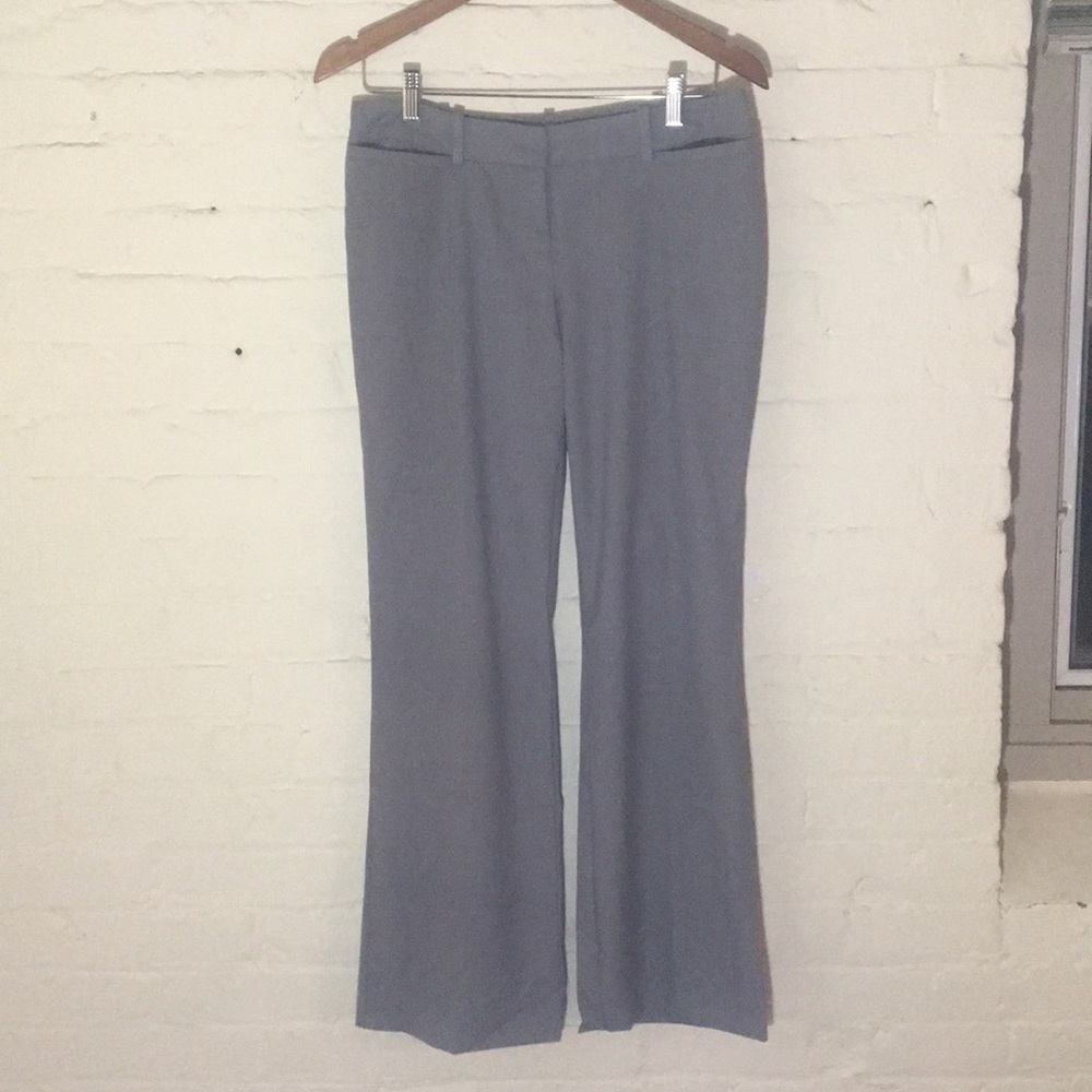 Petite Grey Wide Leg Slacks